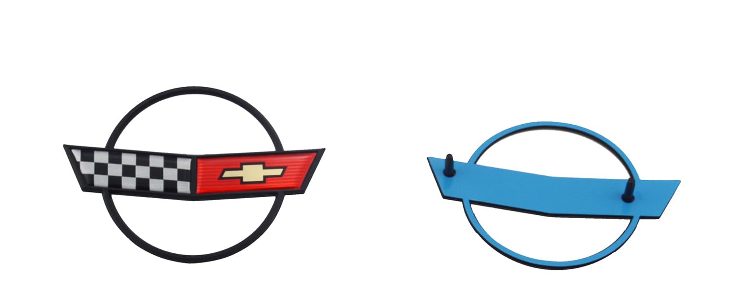 Amazon.com: 1Pc C4 Corvette Front Nose Hood Emblem 3D Badge